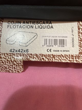 Cojínes Antiescara Poco uso.
