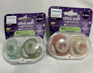 Chupetes Philips Avent 0-6m Nocturnos