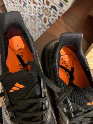 Adidas Ultraboost Talla 44.5 Negro Naranja