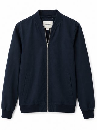 Chaqueta bomber azul Pull&Bear hombre