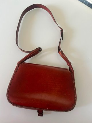 Bolso Loewe Vintage Marrón y Verde Oliva