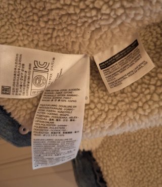Levi's Chaqueta Sherpa Trucker Azul Claro