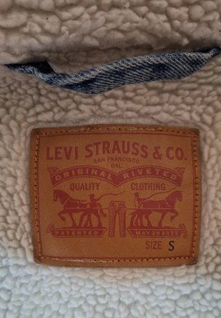 Levi's Chaqueta Sherpa Trucker Azul Claro