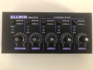 ALLWIN MH400 Mezclador 4 Canales