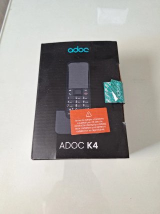 Teléfono ADOC K4 Negro. FIJO / MÓVIL
