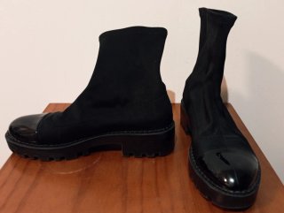 Botines negros mujer