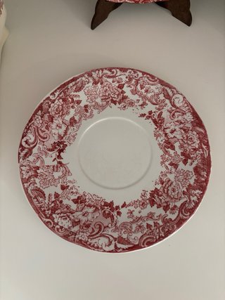 Taza grande La Cartuja de Sevilla con plato