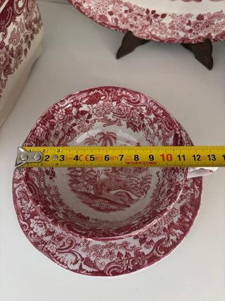 Taza grande La Cartuja de Sevilla con plato