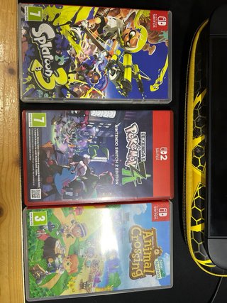 NINTENDO SWITCH 2 + 3 JUEGOS + FUNDA POKEMON