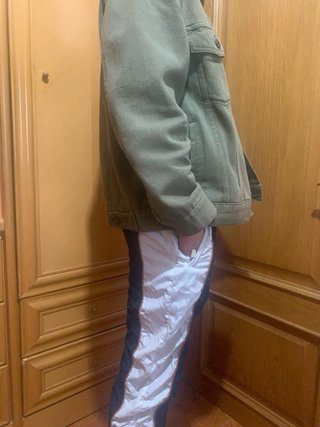 Chaqueta vaquera ligera verde