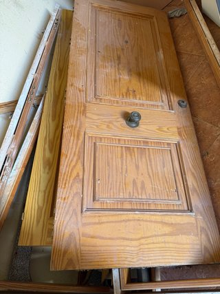 Puerta exterior madera