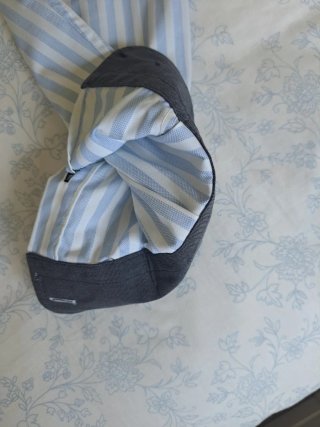 Camisa Thomas Allend Rayas Azul y Blanco