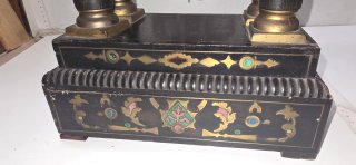 Orologio da tavolo portale in legno francese n 9