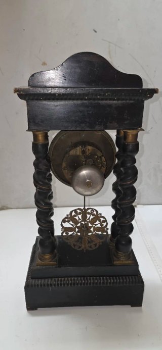 Orologio da tavolo portale in legno francese n 9