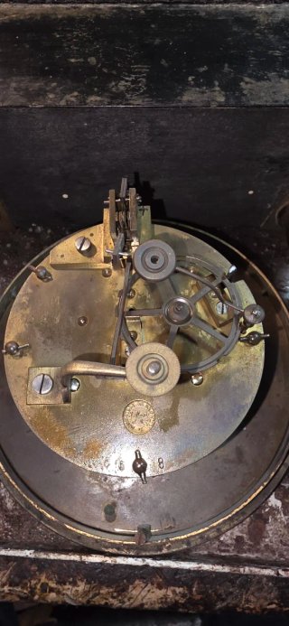 Orologio da tavolo portale in legno francese n 9