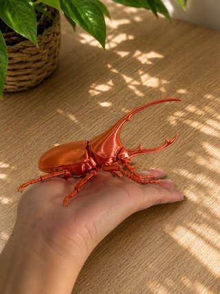 Escarabajo Hércules 3D Articulado