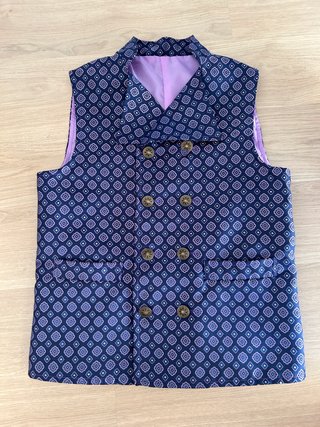 Chaleco Baturro Niño Morado