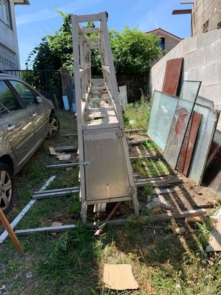 Caballete aluminio transporte