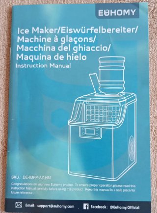 Máquina de Gelo EUHOMY HZB-20AF - Para Reparar