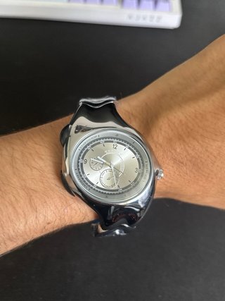 Nike Triax Reloj - Plata/Blanco