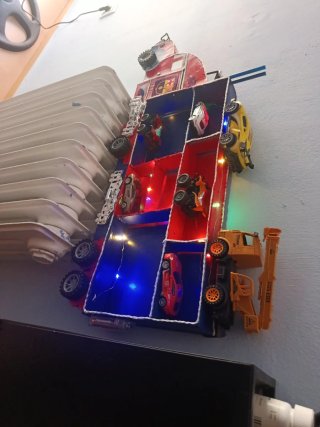 Camión de juguete Barça con coches