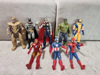 Muñecos Superhéroes Marvel y DC
