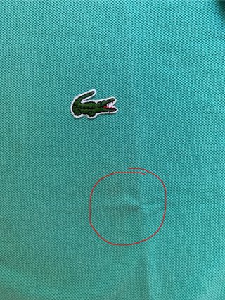 Polo Lacoste Verde T4 100% Cotone