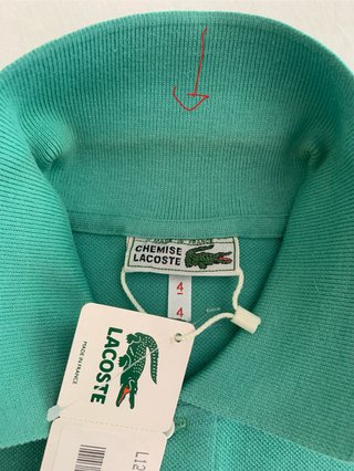 Polo Lacoste Verde T4 100% Cotone