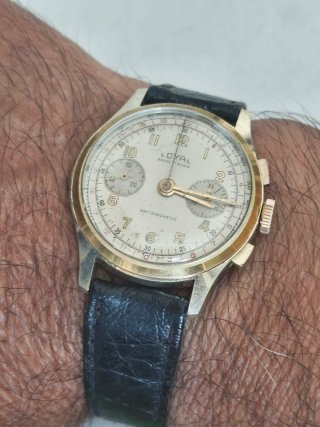 Orologio Cronografo Loyal Antimagnetico Oro