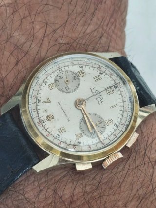 Orologio Cronografo Loyal Antimagnetico Oro