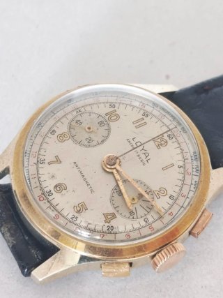 Orologio Cronografo Loyal Antimagnetico Oro
