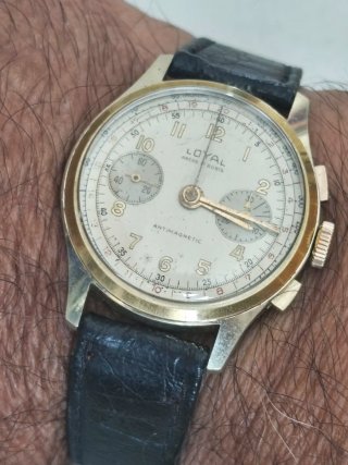 Orologio Cronografo Loyal Antimagnetico Oro