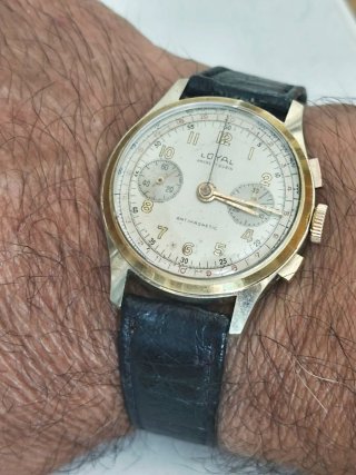 Orologio Cronografo Loyal Antimagnetico Oro