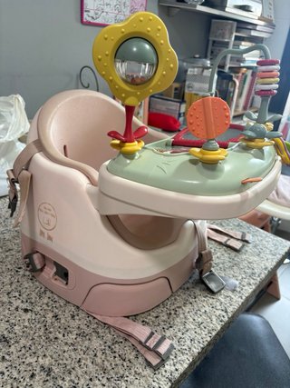 Seggiolone per bambini 3 in 1 rosa