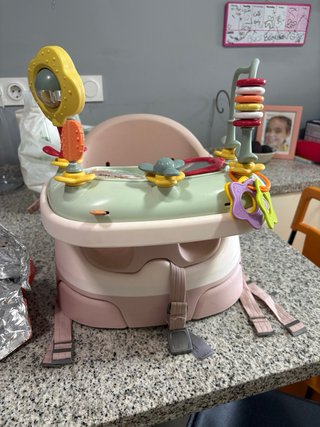 Seggiolone per bambini 3 in 1 rosa