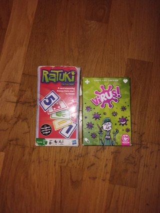 Pack Juegos de Cartas Virus y Ratuki