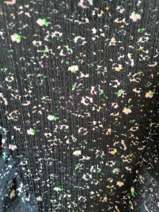 Vestido Zara floral volantes talla M