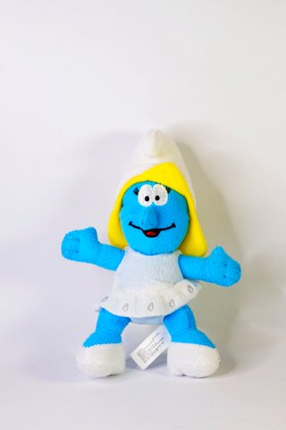 Peluche Puffetta Puffi • Peluche Pitufina Peyo