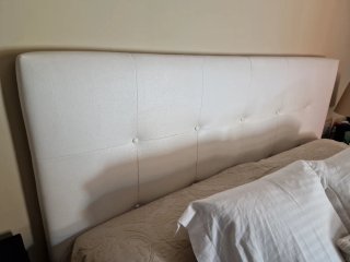 Cabecero Capitone Polipiel Beige 150cm