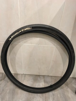 2 Cubiertas Michelin XC + cámaras para rodillo 26"