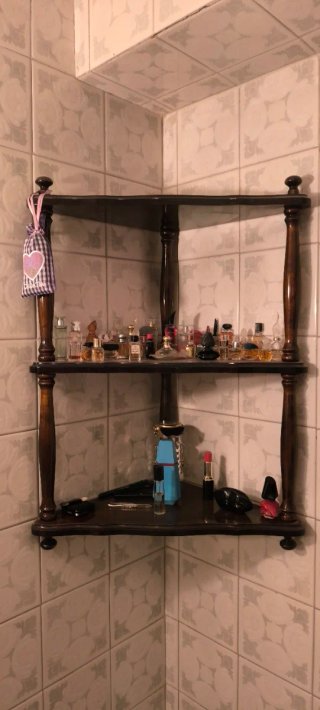 Accesorios baño madera y cristal