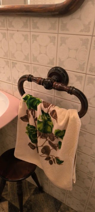 Accesorios baño madera y cristal