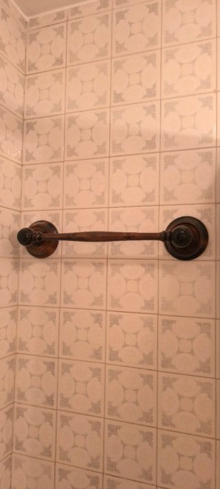 Accesorios baño madera y cristal