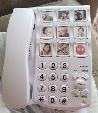 Teléfono Fijo con marcación rápida por foto