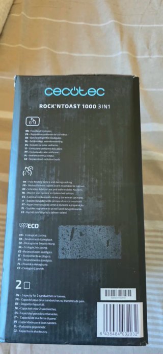 Cecotec Rock'nToast 1000 3 en 1