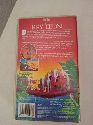 VHS El Rey León Disney Clásicos