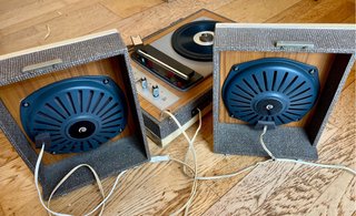 Tocadiscos Maletín Vintage con Altavoces