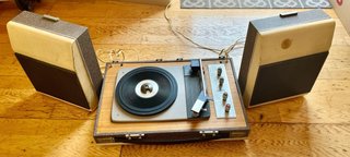 Tocadiscos Maletín Vintage con Altavoces