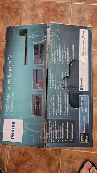 Barra de Sonido Philips Bluetooth HDMI ARC 120W