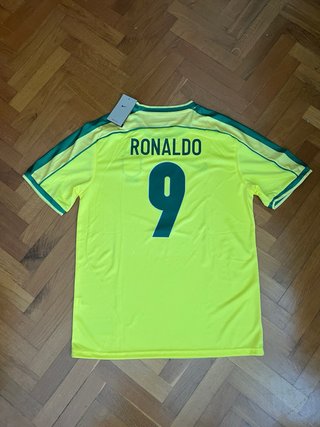 Camiseta Brasil Ronaldo Nazario #9 - Talla L